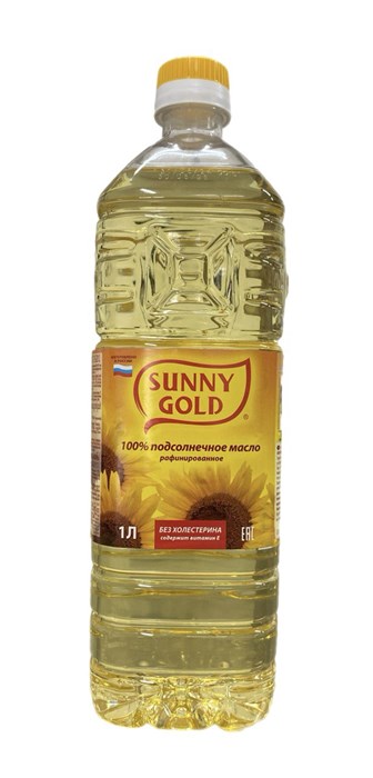 Масло подсолнечное "Санни Голд" 1л (Ф) 35130 - фото 1237