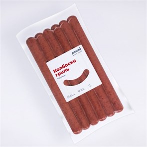 Колбаски говяжьи Гриль Рамай зам. 560 гр/уп (РБ) 02893