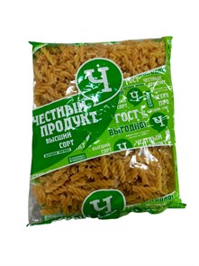Макароны Спиральки 400гр, Честный Продукт (ПТ) 35713